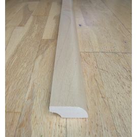 Solidwood skirting, Nordic Birch , profile with radius, 20x70 mm, Prime grade, lacquered