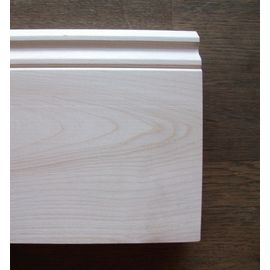 Solidwood skirtings, Nordic Birch, historical profile of Hamburg, 20x110 mm