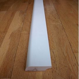 Solidwood skirtings, 16x36 mm, profile with radius, white painted