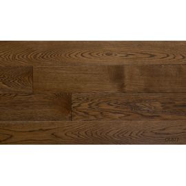 Solid Oak flooring, 15 mm thickness, Rustic grade, oiled in color