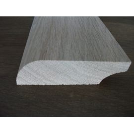 Solid Oak skirtings 20x50x1500-2700, profile with radius, Prime - Nature grade, unfinished