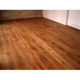 Solid Oak flooring, 15x130 x 600-2800 mm, Rustic grade, oiled in color Antique
