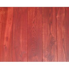 Solid Oak flooring, 20 mm thickness, Rustic grade, oiled in color PADOUK