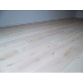 Solid Nordic Birch flooring, 20x160 x 600-2800 mm, Nature grade, ready white oiled