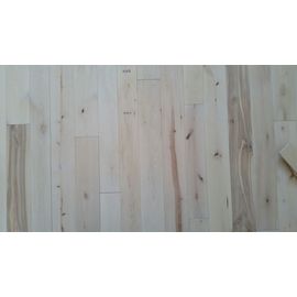 Solid Nordic Birch flooring, Rustic grade, 20x210 x 600-2800 mm, ready white oiled