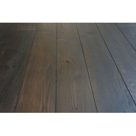 Solid Oak flooring, Parquet, 15x130 x 600-2800 mm, Rustic grade, black oiled