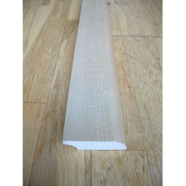 Solid skirtings, European maple, thickness 20 mm, Prime grade, profile with radius, lacquered