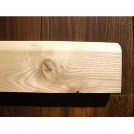 Solid Ash skirting boards 20x70 mm, profile radius, Rustic grade