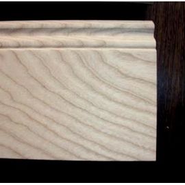 Solid wood skirting, Ash, historical profile of Hamburg, 20x70 mm, natural oiled, Prime-Nature grade