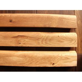 Solid Oak skirting, 20x50 mm, profile with radius, Prime-Nature grade, natural oiled (clear)