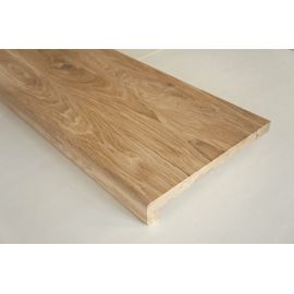 Solid oak stair coverings, full lamela, thickness 20mm, Rustic grade, filled and pre-sanded