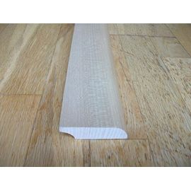 Solid European Maple skirting, 20x90 mm, profile with radius, Prime-Nature grade, unfinished