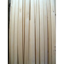 Solid wood skirting, Nordic Birch, profile with radius, 20 mm thickness, Nature grade, unfinished