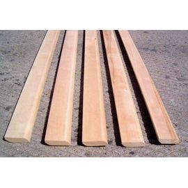 Solid wood skirting, Nordic Birch, profile with radius, 20 mm thickness, Nature grade, unfinished