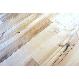 Solid Nordic Birch flooring, mixed widths: 120-140-160 mm, thickness 20mm, Rustic grade, unfinished