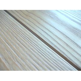 Solid Ash flooring, 20x120 x 600-2900 mm,  Nature grade, brushed and white oiled