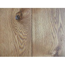 Solid Oak flooring, 15x130 x 600-2800 mm, Rustic grade, brushed and natural oiled