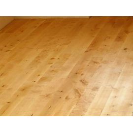 Solid Nordic Birch flooring, 16x160 x 600-2800 mm, without bevel, Nature grade, unfinished