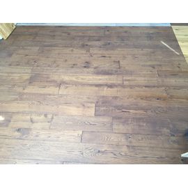 Solid Oak flooring, 20x180 x 500-2900 mm, Rustic grade, oiled in color DARK WALNUT
