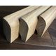 Solid Oak skirting, 20x50 mm, profile with radius,...