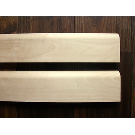 Solidwood skirting, Nordic Birch, 16x36 mm, profile with radius, Prime grade, unfinished