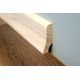 Solid Ash skirting board, 20 x 52 mm, curved profile,...