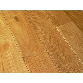 Solid Oak flooring, parquet, Nature grade, 15x130 x 600-2800 mm, filled,  pre-sanded, natural oiled
