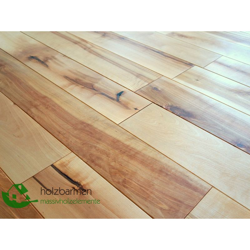 Solid Nordic Birch Flooring Extra Width Boards 20x210 Mm Rustic