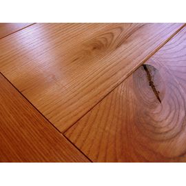 Sonderangebot - Massivholzdiele, Esche, 20x180 mm, Sortierung Rustikal, geölt in Farbton Kirche