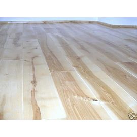 Massivholzdiele, Birke Nordisch, 16x140 x 600-2100 mm, Sortierung Rustikal/Natur, gespachtelt und geschliffen